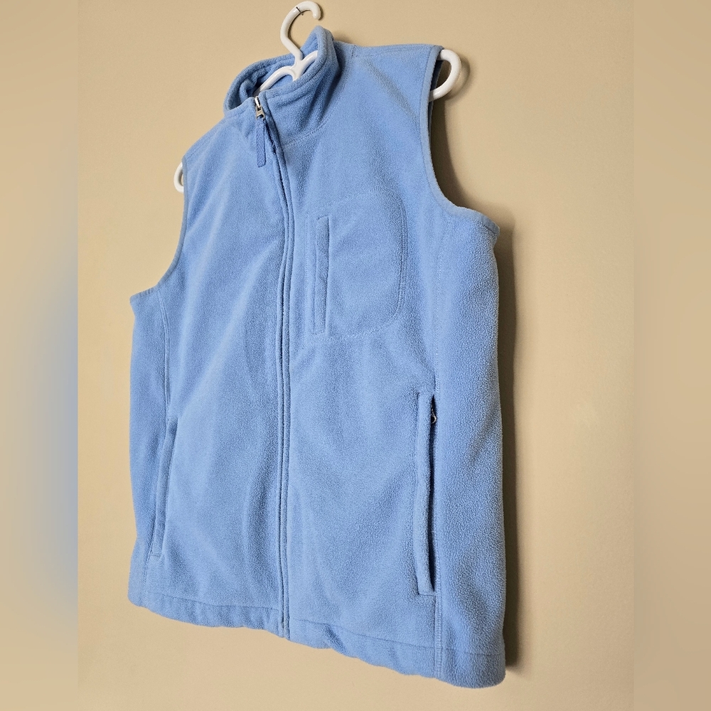 Denver Hayes Blue Full Zip Fleece Vest Extra Large - Picture 3 of 9